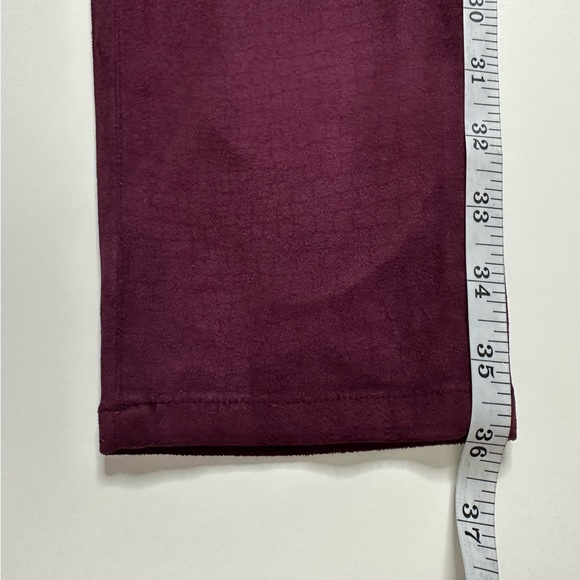 Velvety Burgundy Pant Size 8 - Picture 12 of 12